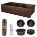 Premier Copper Products - KSP3_KATDB422210 Kitchen Sink and Drain Package-DirectSinks