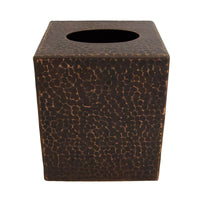 Hammered Copper Cover for Small/Square Tissue Boxes