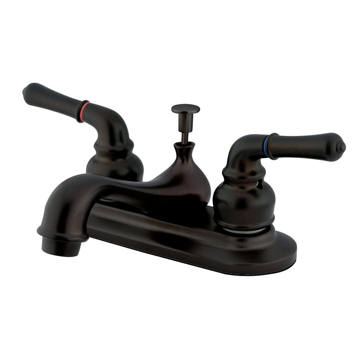 Kingston Brass KB605NML 4-Inch Centerset Bathroom Faucet in Oil Rubbed Bronze