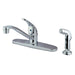 Kingston Brass KB5720SP 8-Inch Centerset Kitchen Faucet in Polished Chrome-DirectSinks
