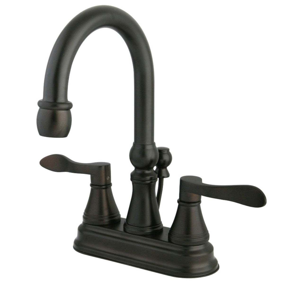 Kingston Brass NuFrench 4-Inch Centerset Bathroom Faucet