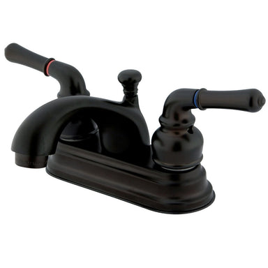 Kingston Brass KB2605NML 4-Inch Centerset Bathroom Faucet in Oil Rubbed Bronze-DirectSinks