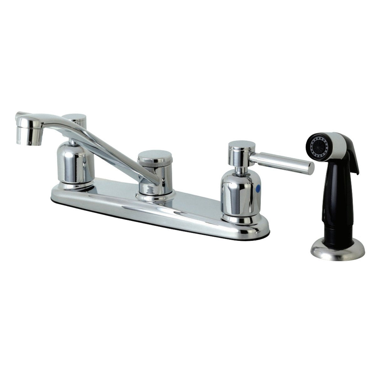 Kingston Brass FB112DL Centerset Kitchen Faucet in Polished Chrome