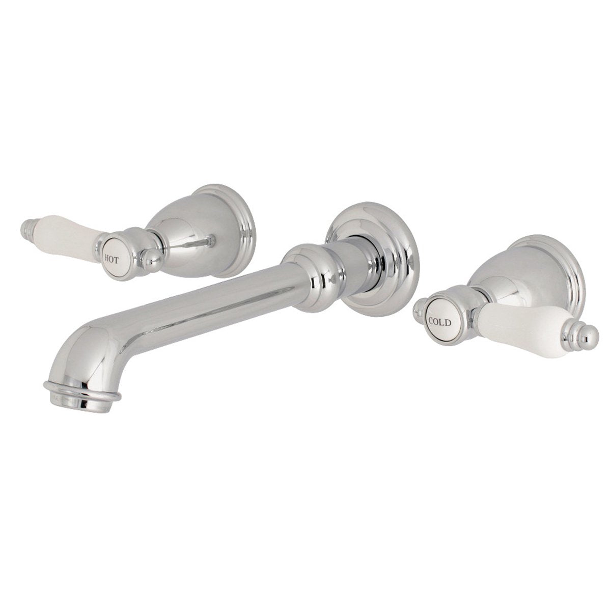 Kingston Brass Bel-Air Two-Handle Wall Mount Bathroom Faucet