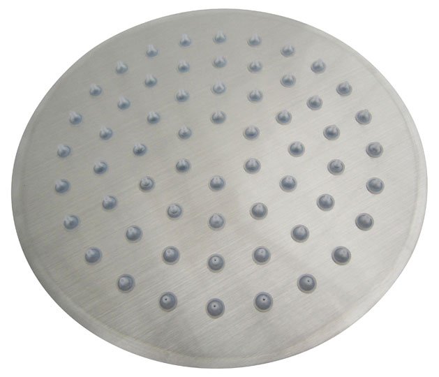 Alfi Solid Stainless Steel 8" Round Ultra Thin Rain Shower Head-DirectSinks