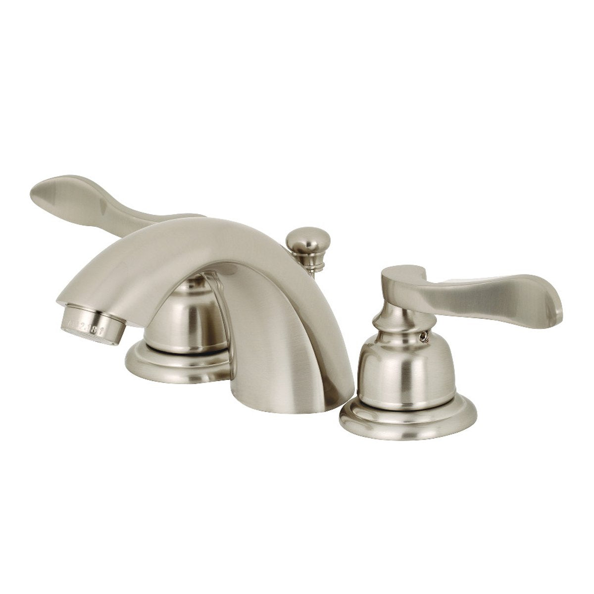 Kingston Brass NuWave French Deck Mount Mini-Widespread Bathroom Faucet