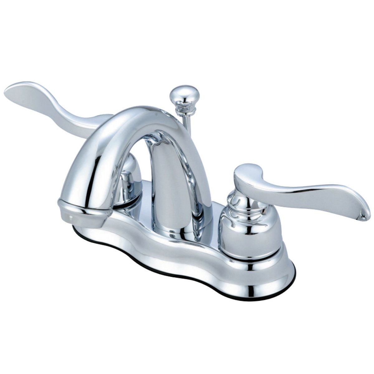 Kingston Brass NuWave French 4-Inch Centerset 2-Handle Bathroom Faucet