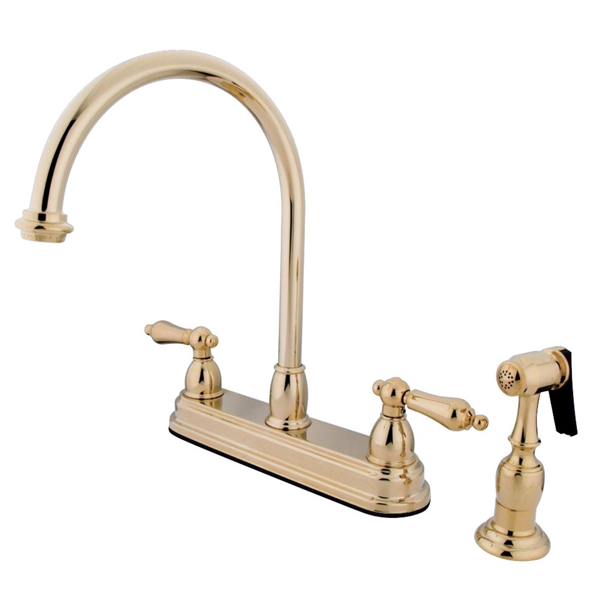 Kingston Brass Restoration 2-Handle Centerset Kitchen Faucet