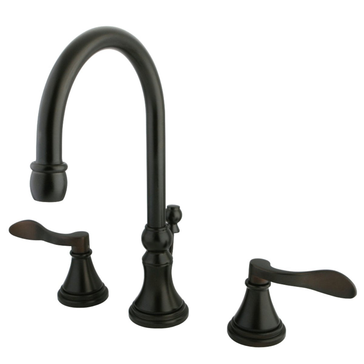 Kingston Brass NuFrench 8-Inch Widespread Bathroom Faucet