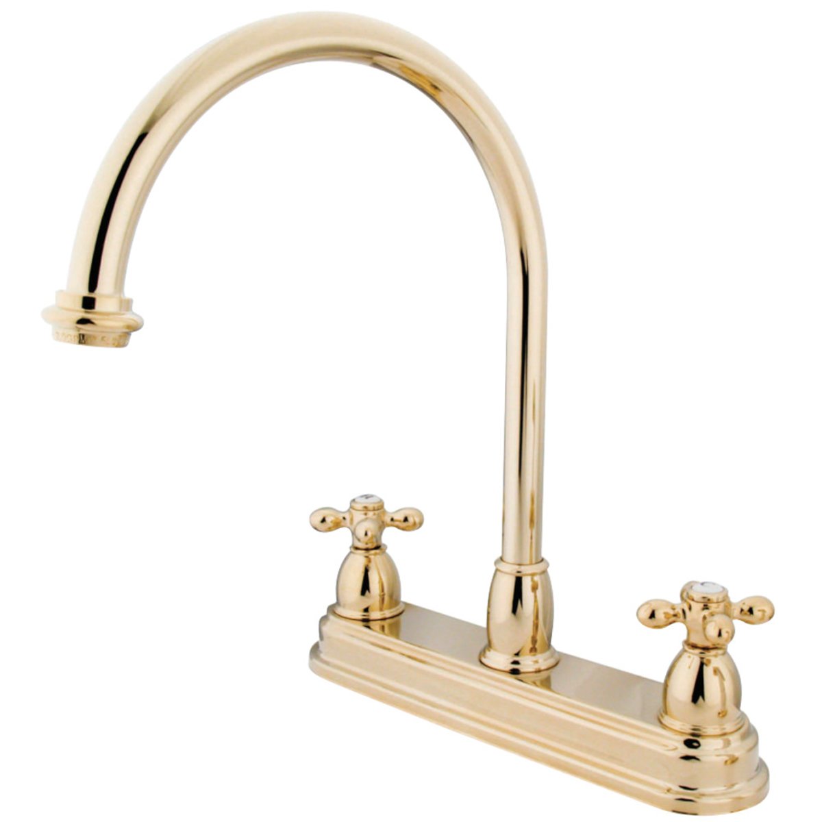 Kingston Brass Restoration Deck Mount Centerset Kitchen Faucet