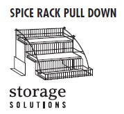 Pull Down Spice Rack-DirectSinks