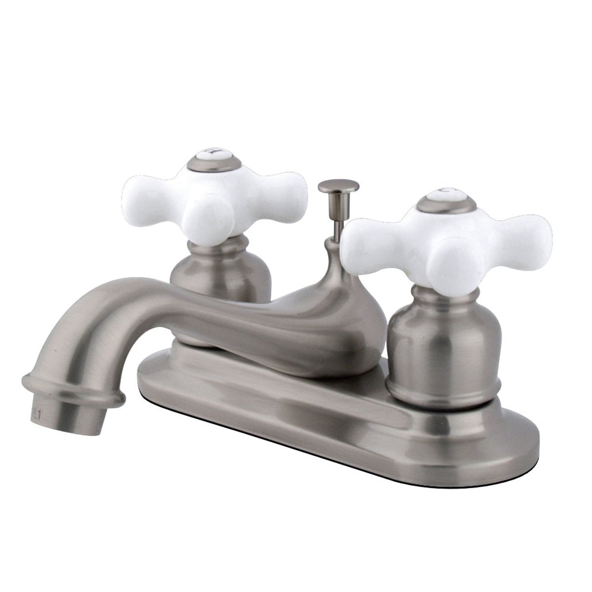 Kingston Brass Restoration 4" Centerset Deck Mount Bathroom Faucet