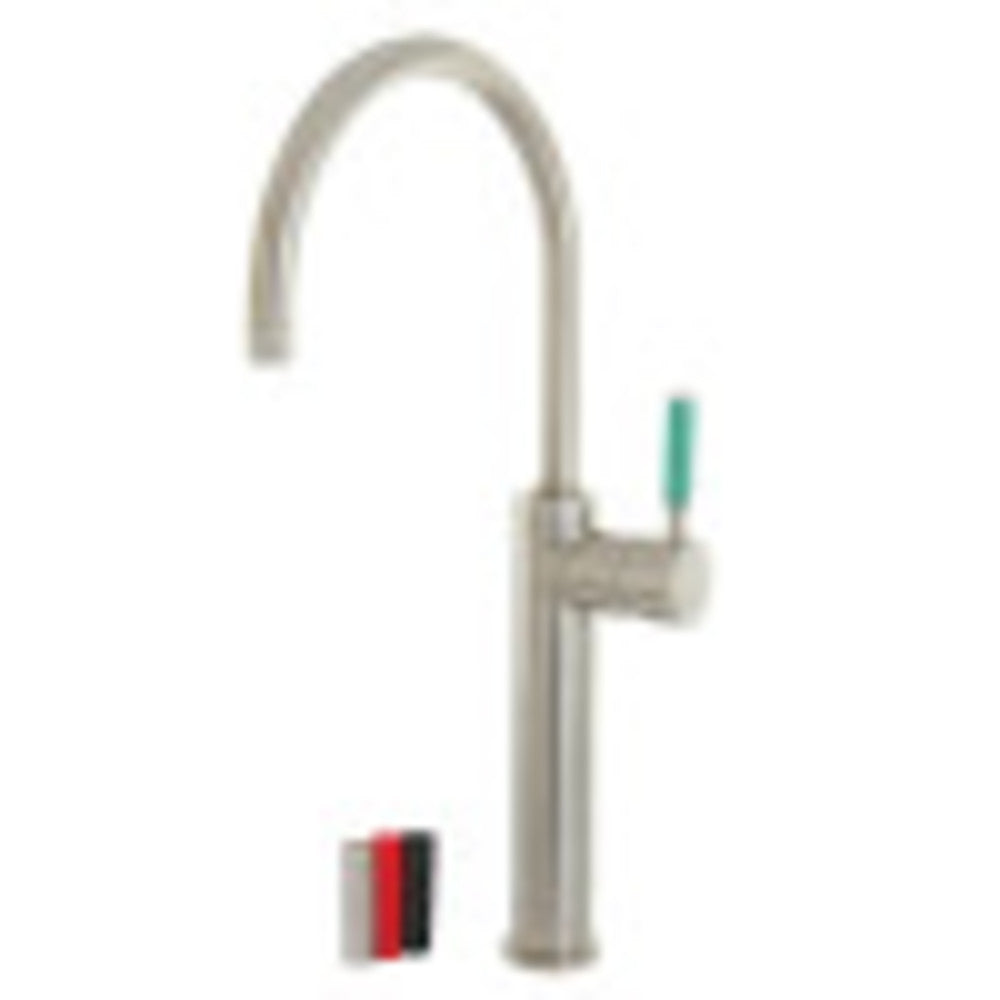 Kingston Brass Green Eden Single Handle Vessel Sink Faucet without Plate and Pop-up