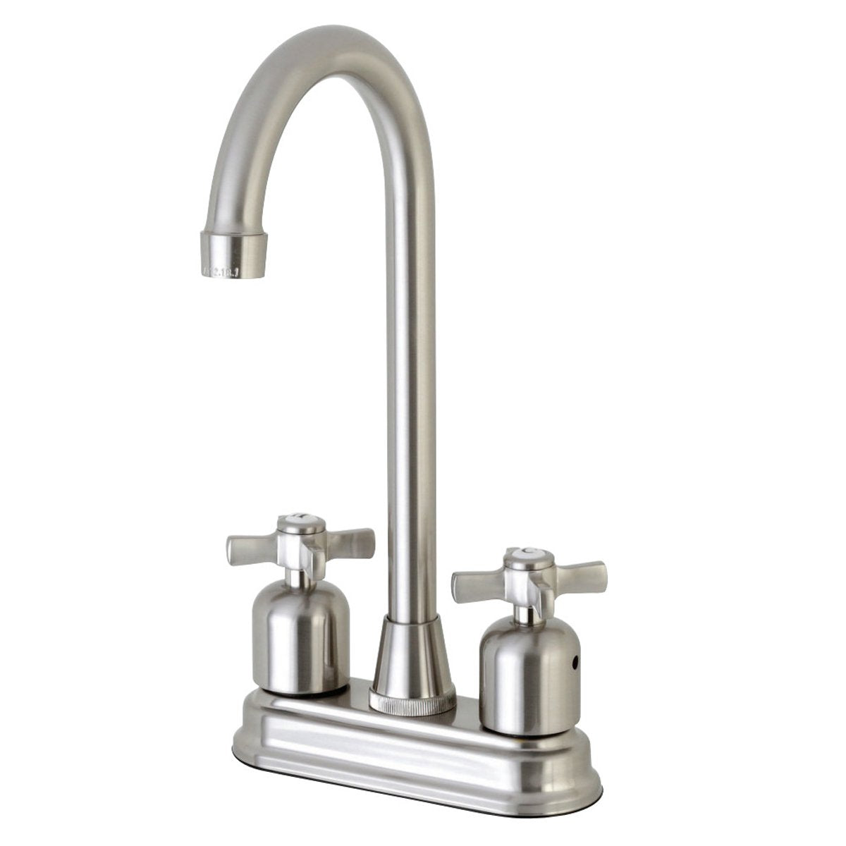 Kingston Brass Millennium 4" Centerset High-Arch Spout Bar Faucet