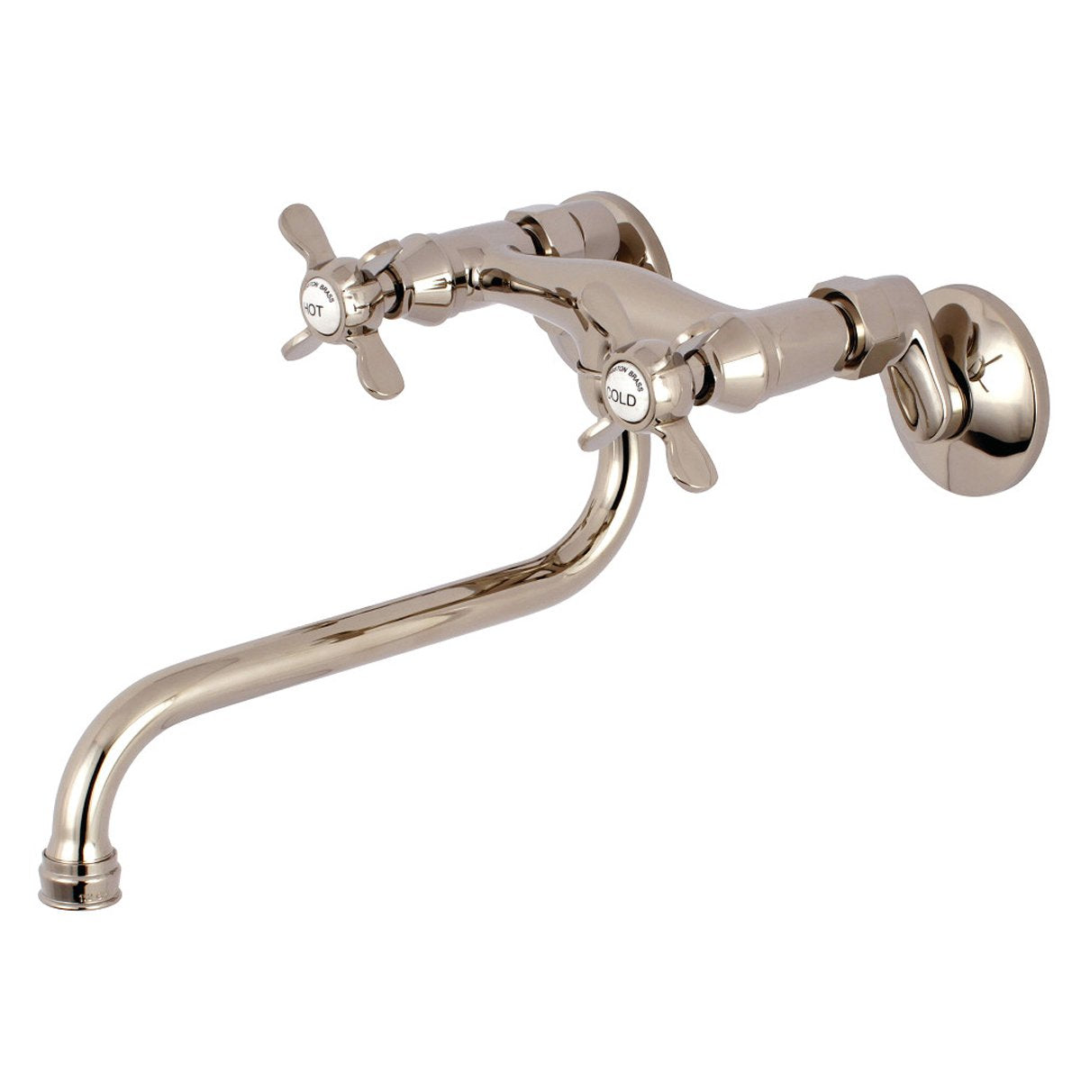 Kingston Brass Essex Adjustable Center Wall Mount Bathroom Faucet