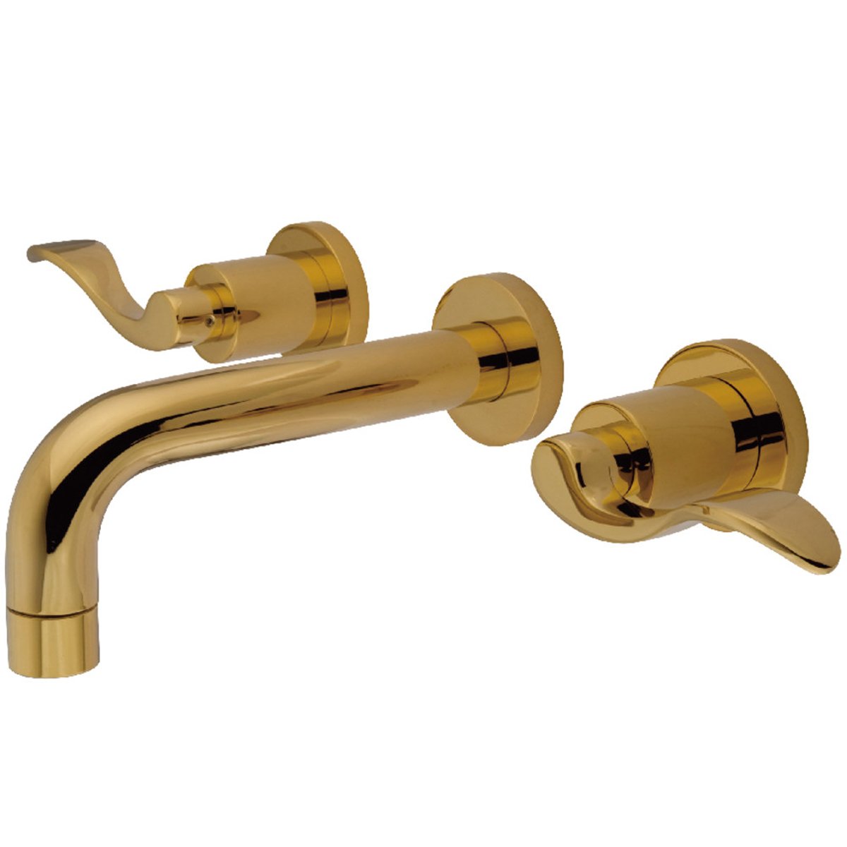 Kingston Brass NuWave 2-Handle Wall Mount Bathroom Faucet