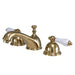 Kingston Brass Vintage 8 to 16-Inch Widespread Deck Mount Bathroom Faucet-DirectSinks