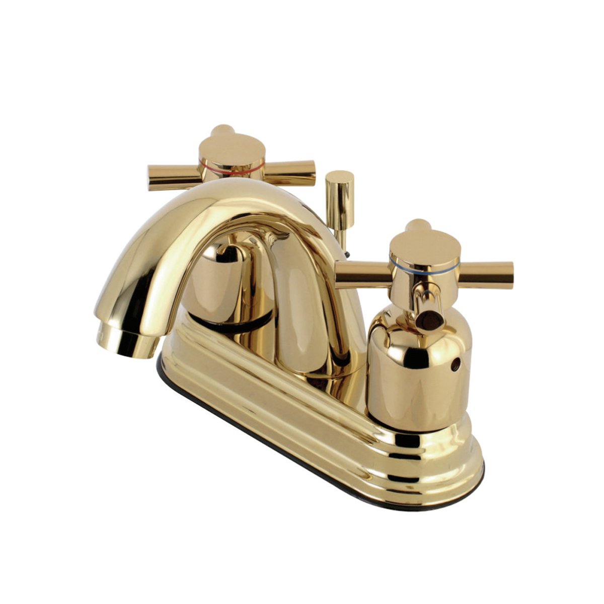 Kingston Brass Concord 4" Centerset Cross-Handle Bathroom Faucet