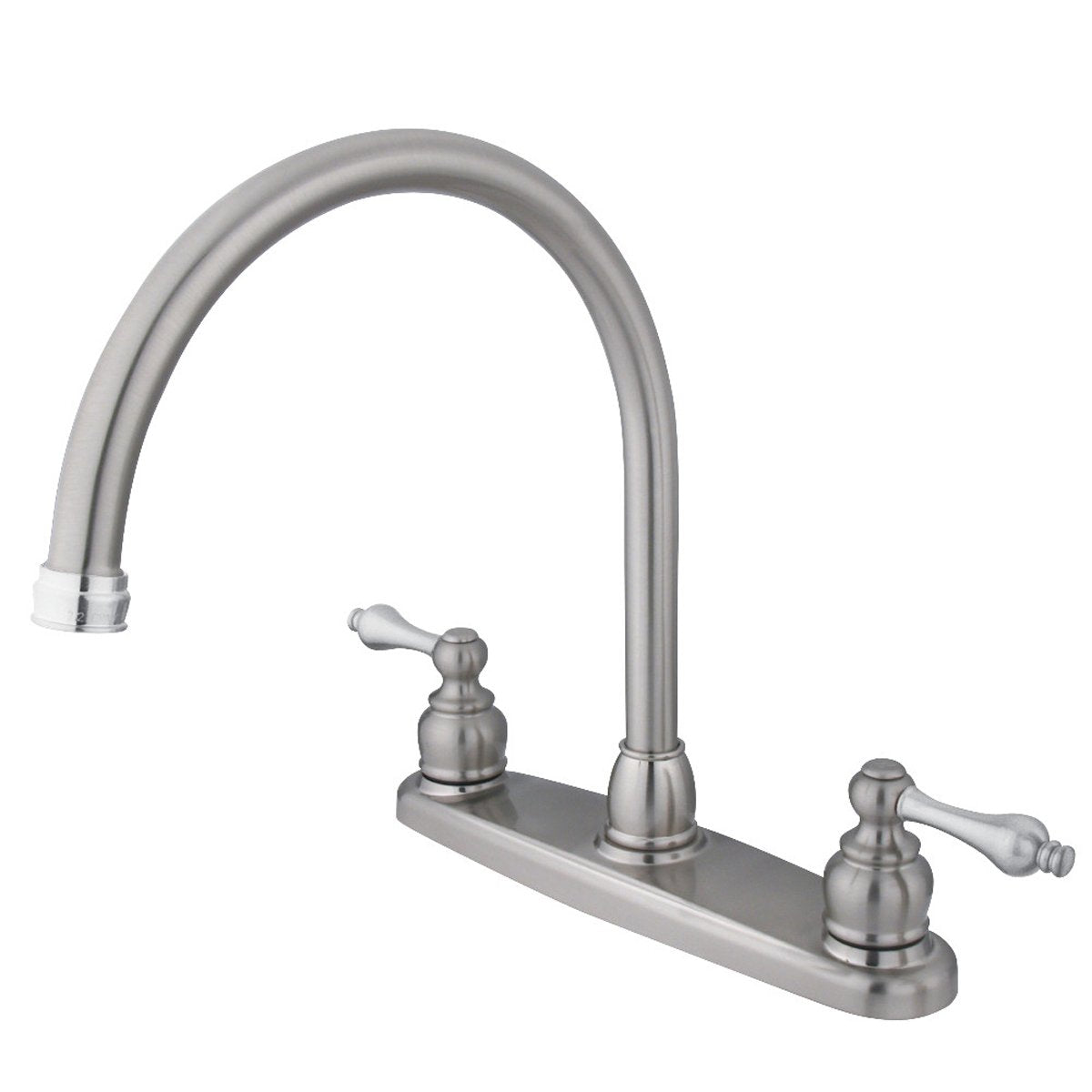 Kingston Brass Twin-Handle 8-Inch Centerset Kitchen Faucet