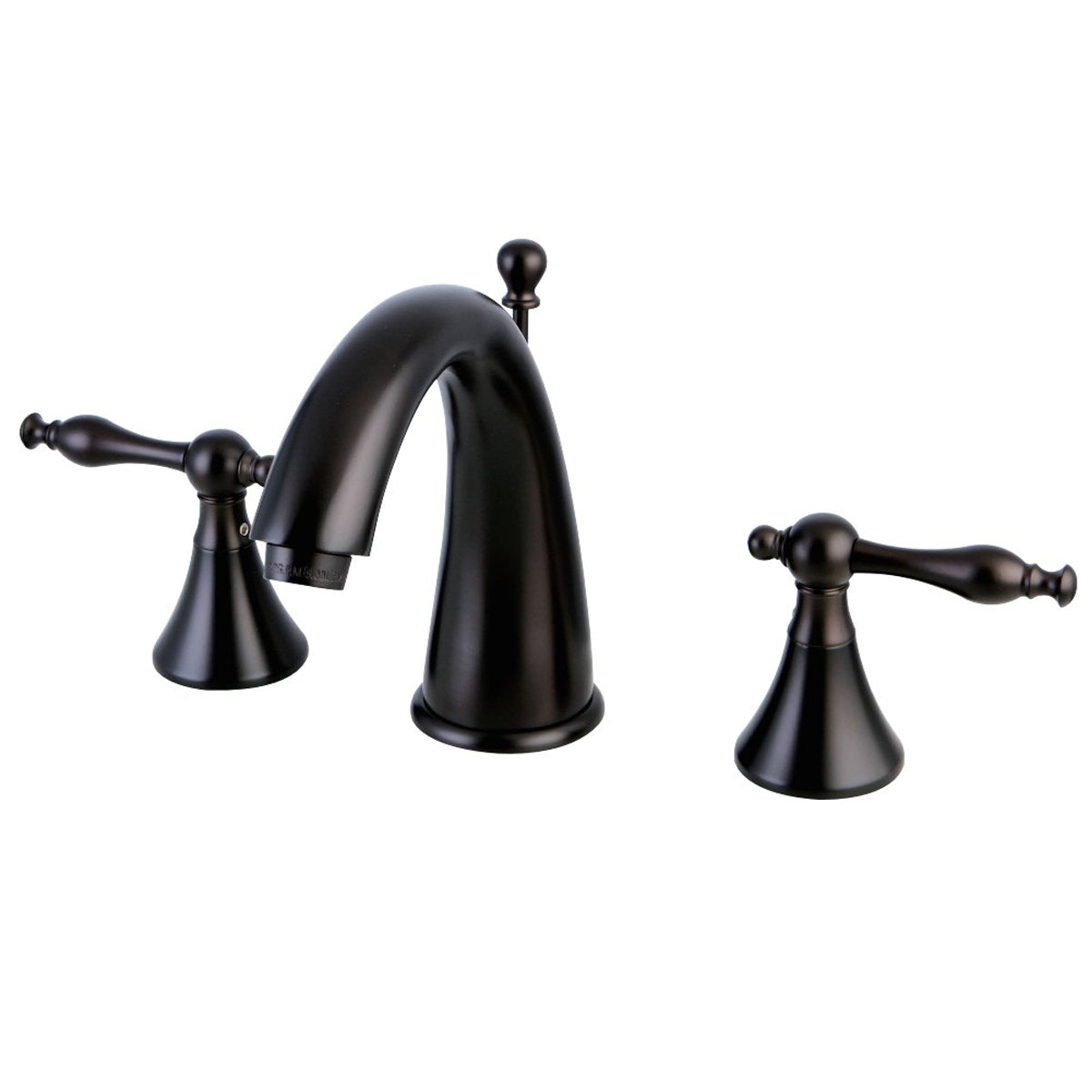 Kingston Brass Naples 3-Hole 8-Inch Widespread Bathroom Faucet