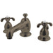 Kingston Brass 3-Hole 8" Widespread Bathroom Faucet with Brass Pop-Up-DirectSinks