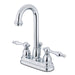 Kingston Brass Vintage 4-Inch Centerset 2-Handle Bathroom Faucet-DirectSinks