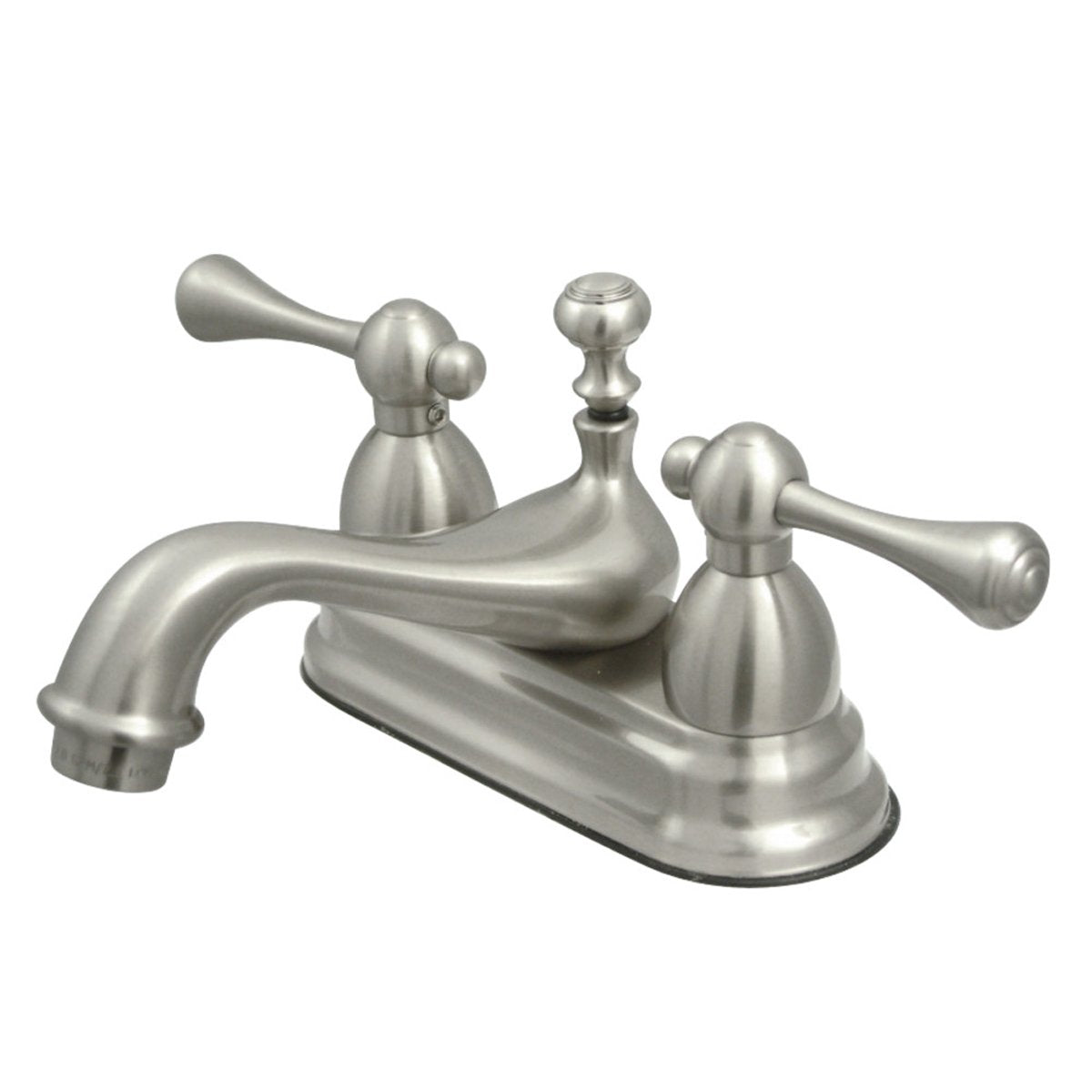 Kingston Brass Vintage Deck Mount Lever-Handle 4-Inch Centerset Bathroom Faucet