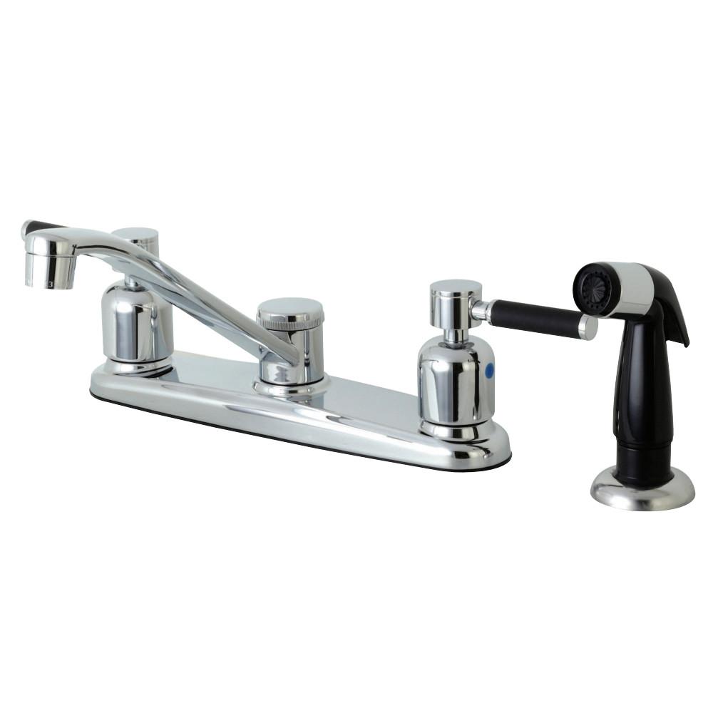 Kingston Brass FB112DKL Centerset Kitchen Faucet in Polished Chrome