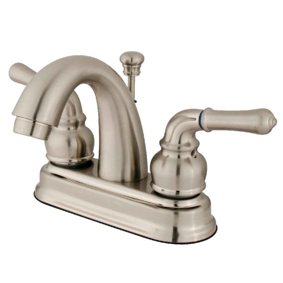 Kingston Brass Naples Deck Mount 4-Inch Centerset Bathroom Faucet