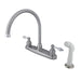 Kingston Brass Vintage Deck Mount Centerset Kitchen Faucet-DirectSinks