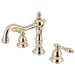 Kingston Brass Vintage Three-Hole 8 to 16-Inch Widespread Bathroom Faucet-DirectSinks