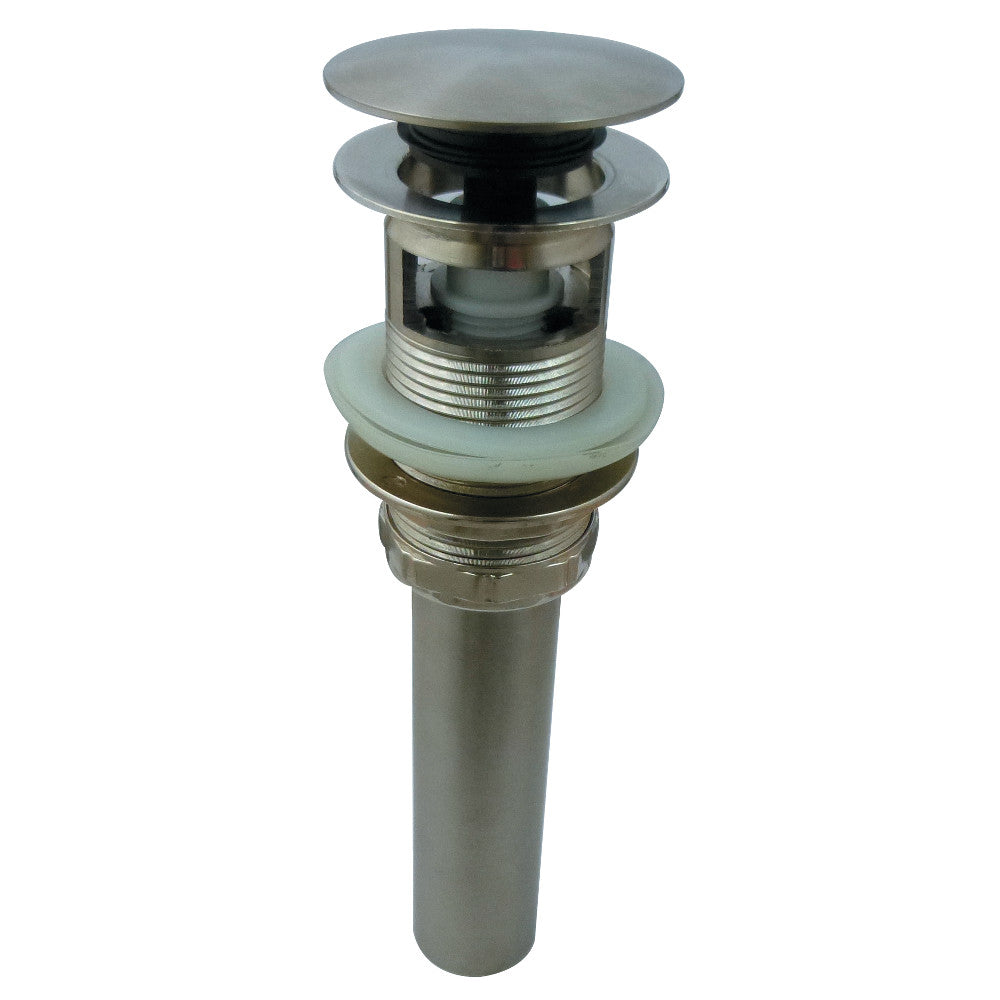 Kingston Brass Fauceture Push Pop-up Drain with Overflow