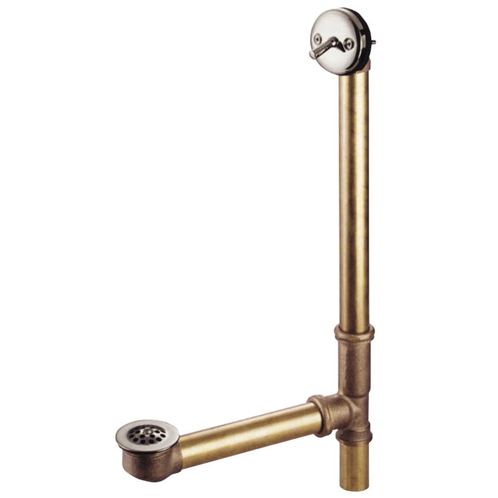 Kingston Brass Made to Match 16" Trip Lever Waste and Overflow with Grid