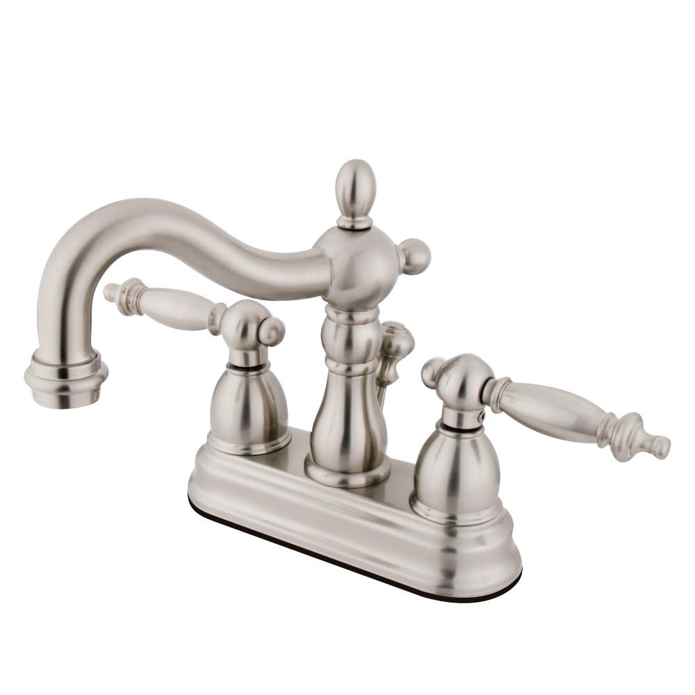 Kingston Brass Heritage 3-Hole 4" Centerset Bathroom Faucet