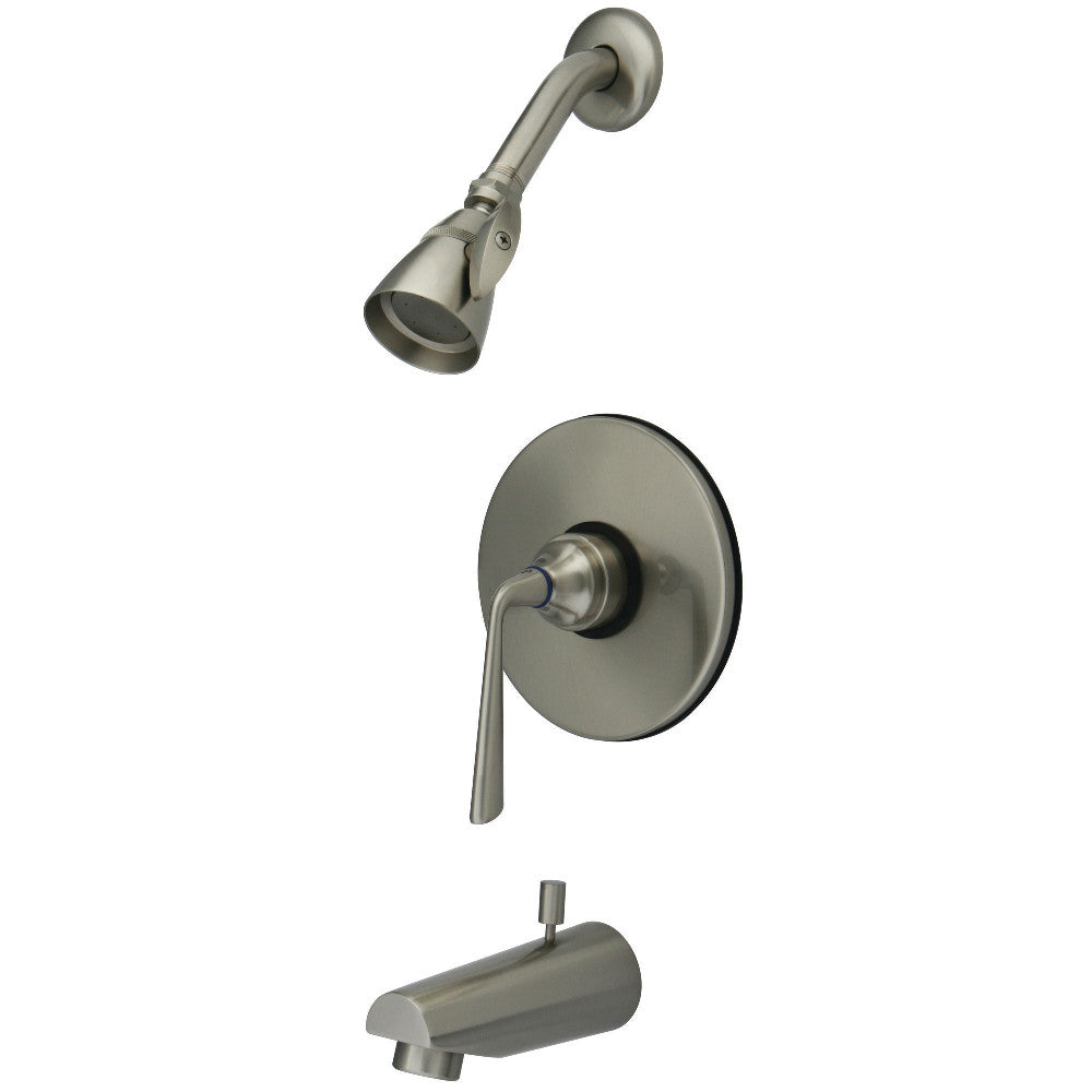 Kingston Brass Silver Sage Single Handle Tub and Shower Faucet