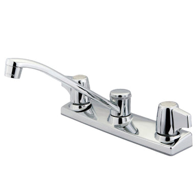 Kingston Brass KB120 8-Inch Centerset Kitchen Faucet in Polished Chrome-DirectSinks