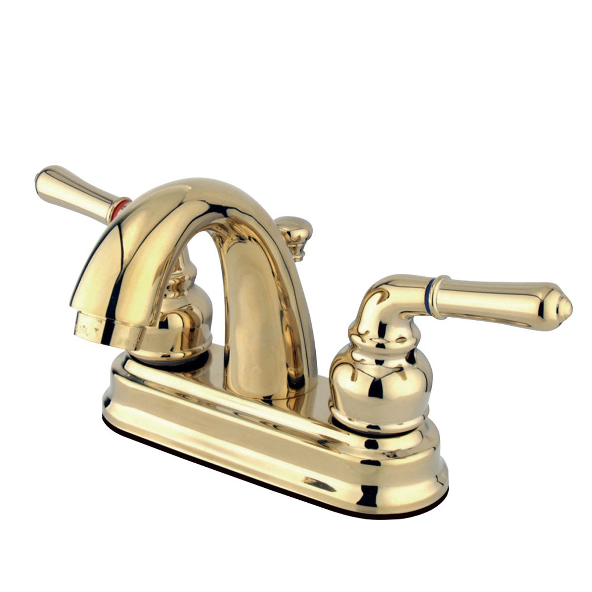 Kingston Brass Naples Deck Mount 4-Inch Centerset Bathroom Faucet