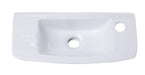 Alfi AB103 Small White Wall Mounted Porcelain Bathroom Sink Basin-DirectSinks