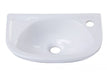 Alfi AB102 Small White Wall Mounted Porcelain Bathroom Sink Basin-DirectSinks