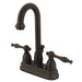 Kingston Brass Vintage 4-Inch Centerset 2-Handle Bathroom Faucet-DirectSinks