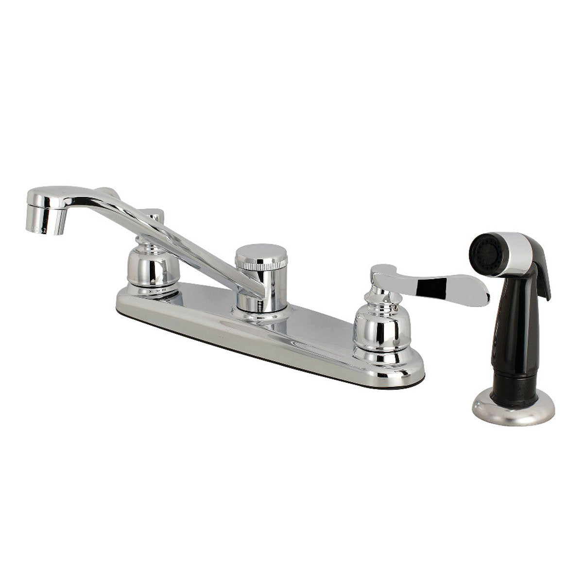 Kingston Brass FB112NFL 8-Inch Centerset Kitchen Faucet in Polished Chrome