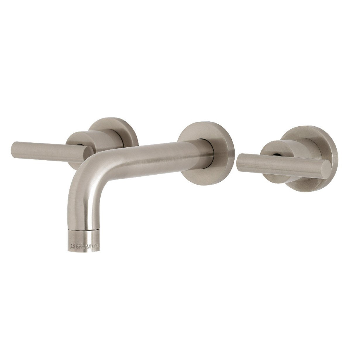 Kingston Brass Manhattan 2-Handle 8-Inch Wall Mount Bathroom Faucet
