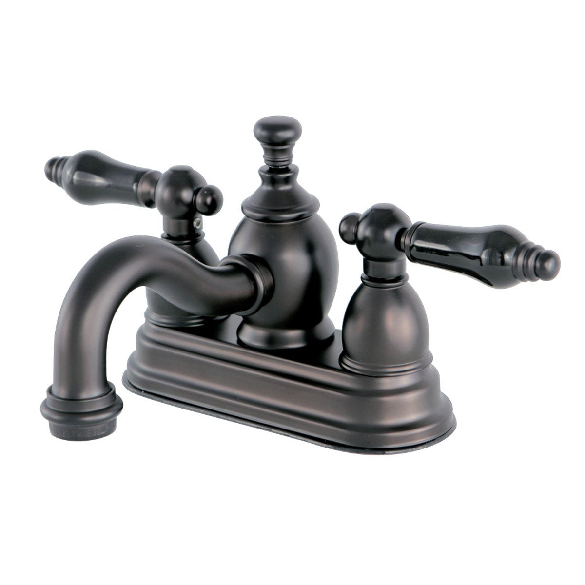 Kingston Brass Duchess Deck Mount 4-Inch Centerset 3-Hole Bathroom Faucet