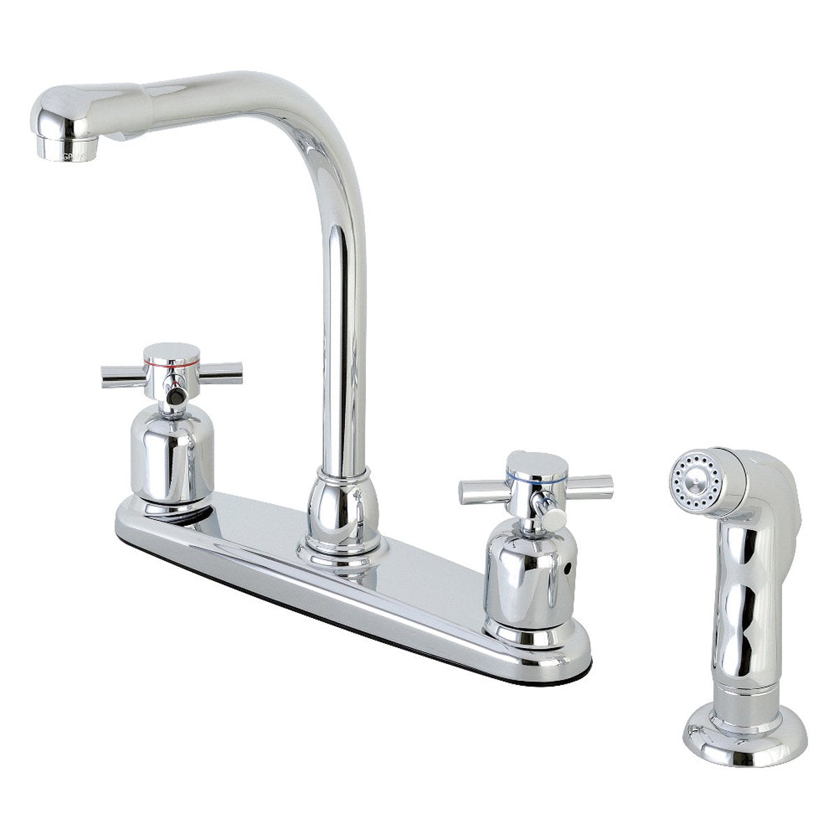 Kingston Brass Concord Centerset 4-Hole Kitchen Faucet