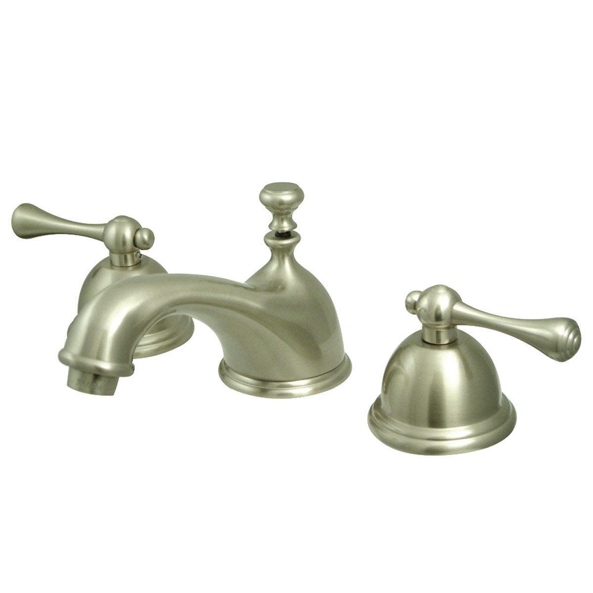 Kingston Brass Vintage Deck Mount 8-Inch Widespread Bathroom Faucet-DirectSinks