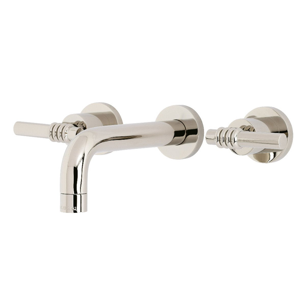 Kingston Brass Milano 2-Handle 8-Inch Wall Mount Bathroom Faucet