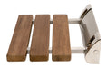 Alfi Brand 14" Folding Teak Wood Shower Seat Bench-DirectSinks