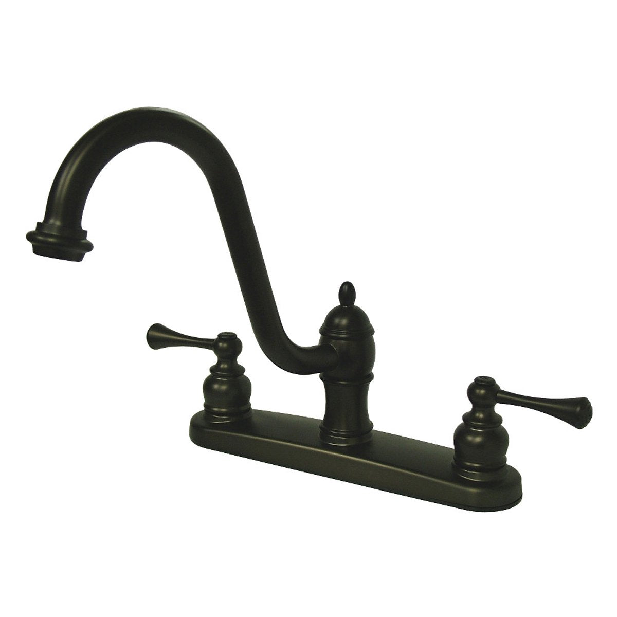 Kingston Brass Restoration 8-Inch Centerset Kitchen Faucet