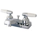 Kingston Brass KB201B 4-Inch Centerset Bathroom Faucet in Polished Chrome-DirectSinks