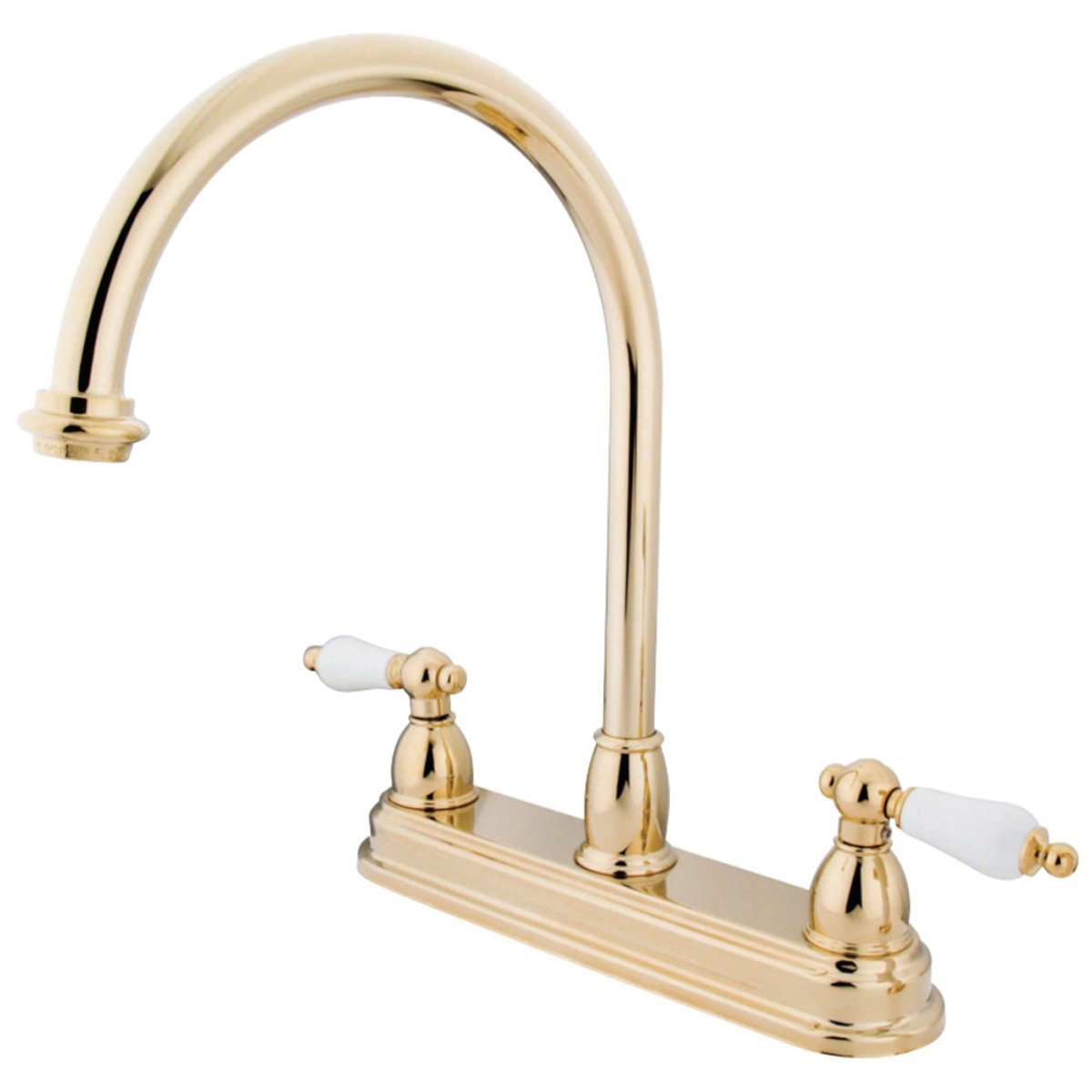 Kingston Brass Restoration Centerset Deck Mount Kitchen Faucet